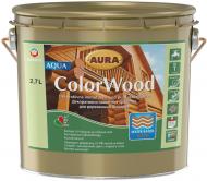 Пропитка (антисептик) Aura ColorWood Aqua полумат какао 2,7 л