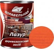 Лазурь КОРАБЕЛЬНА с УФ-фильтром рябина глянец 0,75 л