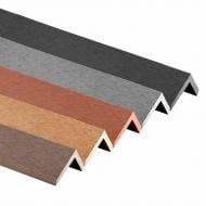 Угольник для террасной доски Polymer & Wood 61x31x2200 мм сірий