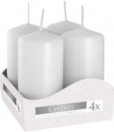 Набір свічок 40/80-090 білий 4 шт. Bispol