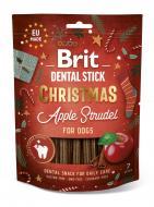 Ласощі для собак Brit Dental Stick Christmas Apple Strudel Різдвяний яблучний штрудель 7 шт.