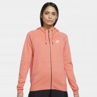 Джемпер Nike W NSW ESSNTL FLC FZ HOODIE BV4122-815 р. XS помаранчевий