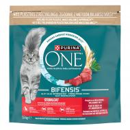 Корм сухий для стерилізованих котів ONE by Purina Sterilcat Bifensis з яловичиною 1,5 кг Корм сухий для стерилізованих котів ONE by Purina Sterilcat Bifensis з яловичиною 1,5 кг