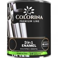 Емаль-грунт COLORINA 3в1 RAL 6016 зелений глянець 0,75 л