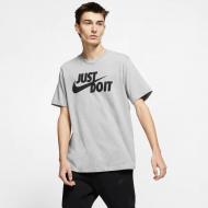 Футболка Nike M NSW TEE JUST DO IT SWOOSH AR5006-063 р.2XL серый