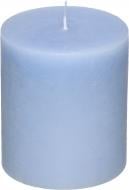 Свеча Рустик цилиндр аквамарин Luna