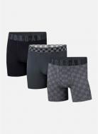 Набор трусов мужские Jordan JHM 23 MONOGRAM 3PK BOXER BRIE JM0691-023 S черный