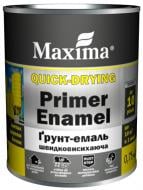 Ґрунт-емаль Maxima швидковисихаючий білий глянець 0.75 кг