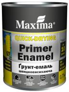 Ґрунт-емаль Maxima швидковисихаючий чорний глянець 0.75 кг