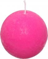 Свеча Рустик шар фуксия 8 см Luna