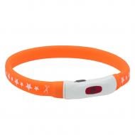 Ошейник AnimAll LED-S с подсветкой 40 см оранжевый