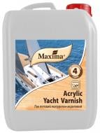 Лак яхтовий поліуретан-акриловий Acrylic yacht varnish Maxima глянець прозорий 5 л