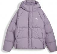УЦЕНКА! Пуховик женский зимний Puma DOWN PUFFER JACKET 62648730 р.L фиолетовый (УЦ №3914)