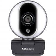 Веб-камера Sandberg Streamer Webcam Pro Full HD Autofocus Ring Light Black (134-12)