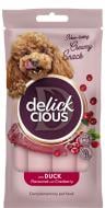 Ласощі DELICKCIOUS для собак з качкою та додаванням журавлини, 4х15 г