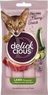 Лакомство для котов DELICKCIOUS ягненок с добавлением коричневого риса и цуккини 4х154 г