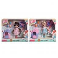 ВІТРИНА! Ляльковий набір Qunxing Toys Лялька Тіна з улюбленцем (білявка/брюнетка) 58014