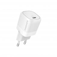 Сетевое зарядное устройство Promate PowerPort-25 Вт USB-C PD (powerport-25.white)