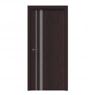Дверне полотно IN WOOD ET-13 ПГ із молдингом і чорною кромкою ПВХ 800 мм шпон коричневий