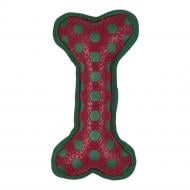 Игрушка для собак AnimAll GrizZzly Кость 22 см зеленый с красным (184884)