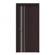 Дверное полотно IN WOOD ET-15 ПГ с молдингом и черной кромкой ПВХ 700 мм шпон коричневый
