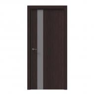 Дверное полотно IN WOOD ET-16 ПГ с молдингом и черной кромкой ПВХ 800 мм шпон коричневый