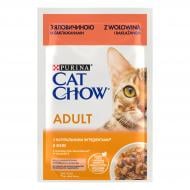 Корм влажный для котов Cat Chow by Purina с говядиной и баклажанами в желе 85 г