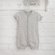 Комплект одежды на выписку для девочек Blanka Веточка 110454 серый р.74