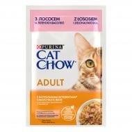 Корм влажный для котов Cat Chow by Purina с лососем и зеленой фасолью в желе 85 г