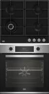 Комплект встраиваемой техники Beko Духовой шкаф BBIE123002XD + Варочная поверхность HIAW64225SB