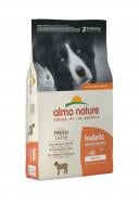 Корм сухой для средних пород Almo Nature Holistic Dog M с ягненком 12 кг