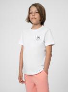 Футболка 4F 4FJSS23TTSHM286-10S р.140 белый