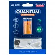 Акумулятор Quantum USB Li-ion CR123A(16340) CR123 1 шт. (USB-C/LiCR123A-550-BP1)