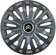 Колпак для колес SJS Citroen 313 R15" 4 шт. черный