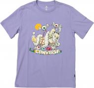 Футболка Converse Monster Chuck Tee 10023460-A03 р.L фиолетовый