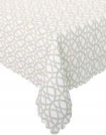 Скатерть Simfoni Лофт 140x220 см белый с бежевым Прованс