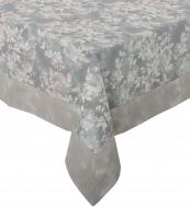 Скатерть с кантом Allure Розы 140x220 см бежево-серый Прованс
