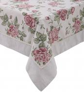 Скатерть large pink Rose 140x180 см бежевый Прованс