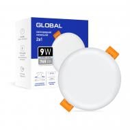 Светильник светодиодный Global 2in1 9 Вт белый матовый 4100 К 1-GSP-0941-RS
