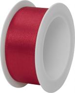 Стрічка декоративна STEWO Satin spool 15 мм red 1,5 см 3 м червоний