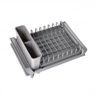 Сушилка для посуды Homax с держателем приборов раздвижная Компакт