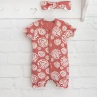 Комплект одежды на выписку для девочек Blanka Роза розовый р.68