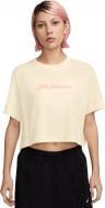 Футболка Nike W NSW CLUB SS CROP TEE CC HV4947-110 р.L бежевый