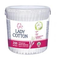 Ватные палочки Lady Cotton 200 шт. (круглая)