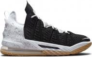 Кроссовки мужские Nike LEBRON XVIII CQ9283-007 р.41 черно-белые