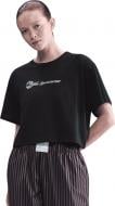 Футболка Nike W NSW CLUB SS CROP TEE CC HV4947-010 р.M черный