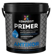 Грунтовка Kompozit антикоррозионная Antikor красно-коричневый мат 3,5 кг