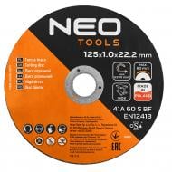 Круг отрезной NEO tools 125х1,0x22,2 мм 100 шт. 08-722