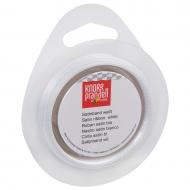 Стрічка декоративна Knorr Prandell Стрічка сатинова ribbon 3mm 10m white 0,3 см 10 м білий