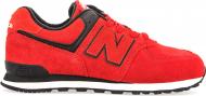 Кросівки для дівчаток New Balance 574 GC574EO р.36 червоні